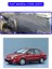 Fıat Marea 1999-2007TORPİDO Koruma Halısı Mavi Kenar 1