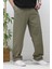 Erkek Bol Kesim Likralı Paraşüt Kumaş Baggy Pantalon 5