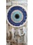 Düş Kapanı Makrome Dreamcatcher Nazar Boncuk Kuş Tüyü Rüya Kapanı Duvar Süsü Elişi 3