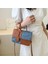 Popüler Moda Patchwork Doku Çanta Omuz Crossbody Çanta Küçük Kare Çanta (Yurt Dışından) 4