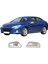 Peugeot 407 Uyumlu 2004-2010 Krom Ayna Kapağı 2 Parça Paslanmaz Çelik 2