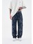 Erkek Patterned And Textured Jean Mavi 1
