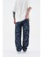 Erkek Patterned And Textured Jean Mavi 4