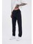 Erkek Loose Fith Jeans Pantolon Efektli Siyah 2