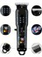 USB Şarj Edilebilir Saç Sakal Traş Makinesi LCD Ekranlı / New Generation / Renk Siyah Full Set 2