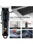 USB Şarj Edilebilir Saç Sakal Traş Makinesi LCD Ekranlı / New Generation / Renk Siyah Full Set 5