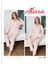 Alissa 6189 Bayan Önü Düğmeli Çiçek Desenli Pijama Takımı 1