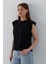 Vatkalı Tshirt Siyah 3