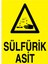 Sülfürik Asit Uyarı Tabelası - 50X70 Alüminyum Kompozit Panel - KM17 1
