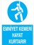 Eminiyet Kemeri Hayat Kurtarır Uyarı Tabelası - 20X30 Alüminyum Kompozit Panel - Ekdt2 1