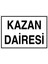 Kazan Dairesi Uyarı Tabelası - 50X70 Alüminyum Kompozit Panel - Kd1 1