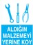 Arızalı Takım ve Malzeme Kullanma Uyarı Tabelası - 70X100 Alüminyum Kompozit Panel - ATM16 1