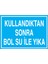 Kullandıktan Sonra Bol Su Ile Yıka Uyarı Tabelası - 35X50 Alüminyum Kompozit Panel - Wt1 1