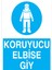 Koruyucu Elbise Giy Uyarı Tabelası - 20X30 Alüminyum Kompozit Panel - İE12 1