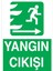 Yangın Çıkışı Uyarı Tabelası - 20X30 Alüminyum Kompozit Panel - Aç11 1