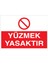 Yüzmek Yasaktır Uyarı Tabelası - 70X100 Alüminyum Kompozit Panel - Hy2 1