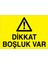 Dikkat Boşluk Var Uyarı Tabelası - 20X30 Alüminyum Kompozit Panel - I33 1