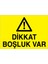 Dikkat Boşluk Var Uyarı Tabelası - 35X50 Alüminyum Kompozit Panel - I33 1
