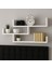 3 Katlı Duvar Rafı – Modern Beyaz Mdf Kitaplık, Dekoratif Raf Ünitesi 1