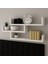 3 Katlı Duvar Rafı – Modern Beyaz Mdf Kitaplık, Dekoratif Raf Ünitesi 3