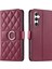Samsung Galaxy S24 Plus Flip Kılıf Manyetik Halka Deri Flip Ince Cüzdan Kılıfı Kart Tutucu ve Uzun Askılı (Yurt Dışından) 5