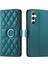 Samsung Galaxy S24 Plus Flip Kılıf Manyetik Halka Deri Flip Ince Cüzdan Kılıfı Kart Tutucu ve Uzun Askılı (Yurt Dışından) 5