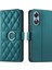 Oppo A78 4g Flip Kılıf Manyetik Halka Deri Flip Ince Cüzdan Kılıfı Kart Tutucu ve Uzun Askılı (Yurt Dışından) 5