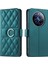 Realme 12 Plus 5g Flip Kılıf Manyetik Halka Deri Flip Ince Cüzdan Kılıfı Kart Tutucu ve Uzun Askılı (Yurt Dışından) 5