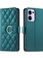 Oppo Reno 13F Flip Kılıf Manyetik Halka Deri Flip Ince Cüzdan Kılıfı Kart Tutucu ve Uzun Askılı (Yurt Dışından) 5