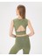 Matcha EcoVero Sırt Dekolteli Drape Detaylı Crop Sırt Pencereli Büstiyer 1