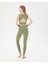 Matcha EcoVero Sırt Dekolteli Drape Detaylı Crop Sırt Pencereli Büstiyer 5