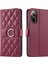 Realme C67 4g Flip Kılıf Manyetik Halka Deri Flip Ince Cüzdan Kılıfı Kart Tutucu ve Uzun Askılı (Yurt Dışından) 5