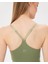 Kadın Açık Yeşil Sütyenli Yoga Atlet - GOTS Organik Pamuk, İç Sütyenli, Ayarlanabilir Askılı, Yüzücü Sırtlı, Çıkarılabilir Pedli Spor Atlet 4