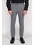 Jogger Kendinden Komple Kemerli Tek Pantolon Gri 2