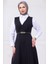 Kemerli Düğmeli Jile Siyah HM2741 3