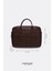 Unisex Macbook Organizer Laptop Evrak Çantası 13" & 14" ve 15.6" & 16" Kahverengi 3