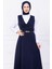 Kemerli Düğmeli Jile Lacivert HM2741 2