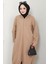 Fermuarlı Kapüşonlu Kap Camel HM2636 4
