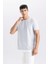 Erkek T-Shirt M6608AZ/GR91 Lt.grey 1