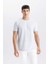 Erkek T-Shirt M6608AZ/GR91 Lt.grey 3