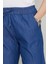 Beli Lastikli Kot Pantolon Koyu Mavi HM2726 3