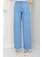 Beli Lastikli Kot Pantolon Açık Mavi HM2726 1