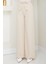 Bağlamalı Pantolon Bej HM2782 1