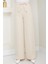 Bağlamalı Pantolon Bej HM2782 2