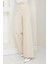Bağlamalı Pantolon Bej HM2782 5