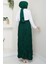 Kraşlı Etek Zümrüt HM2706 4