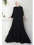 Bağcıklı Mevlana Ferace Siyah HM2644 1