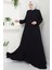 Bağcıklı Mevlana Ferace Siyah HM2644 2