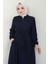 Kuşaklı Ferace Lacivert HM2326 3
