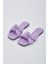 Lila Bağlı Kadın Terlik Dış Mekan ve Ev Terliği 5